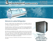 Tablet Screenshot of ludlowrefrigeration.com